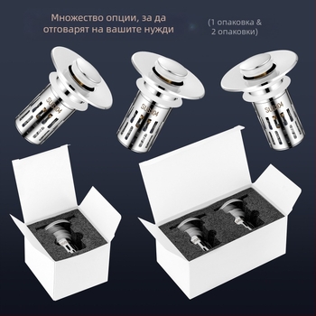 Дренажен запор за мивка с US стандарт, медна сърцевина, филтър от 304 неръждаема стомана, ABS медно покритие — модел E1