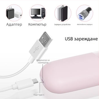 Женски електрически апарат за обезкосмяване със светлина, за цялото тяло, 2 приставки за остриета, USB/електрическо захранване, модел 9103