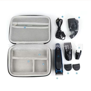 Чанта за съхранение на подстригвач за Braun 3020/3060/3080 и Feipu MG3750/MG7750 (EVA, съвместим с подстригвач, тегло 0,2 кг, OPP пакет)