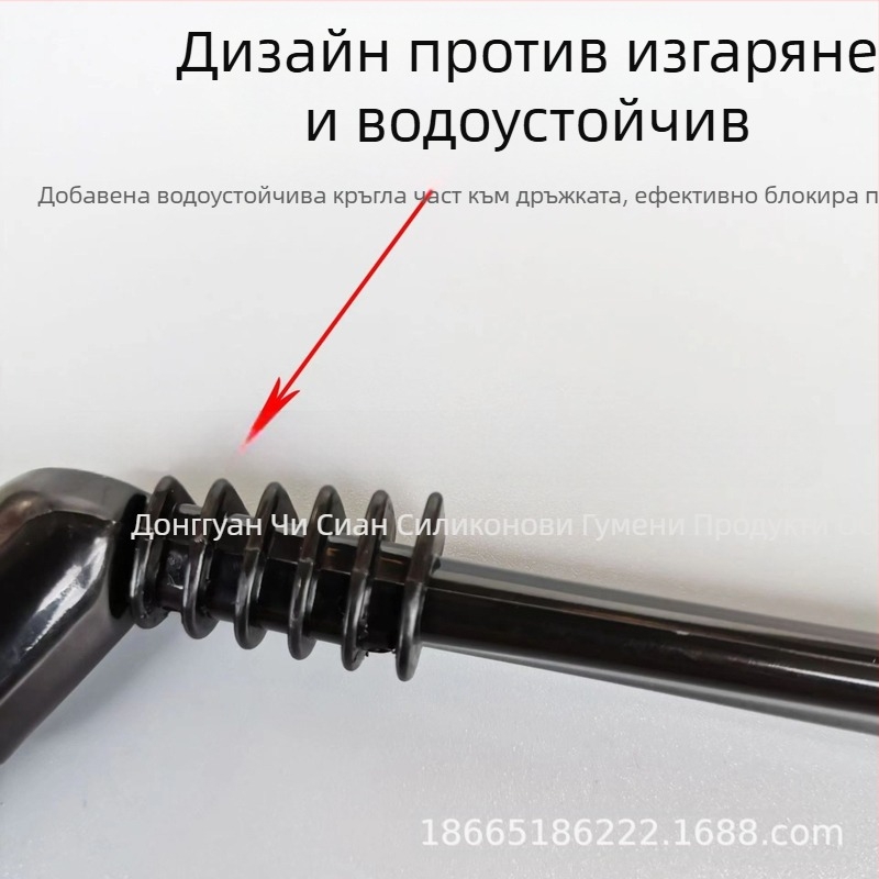 Четка за почистване на кафе машина, пластмасова, с меки четина, двойна глава, за почистване на главата за варене и мелница