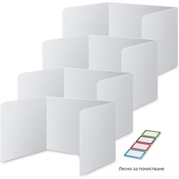 PP преграда за бюро за поверителност, офисна употреба, водоустойчива и лесна за почистване, персонализируема