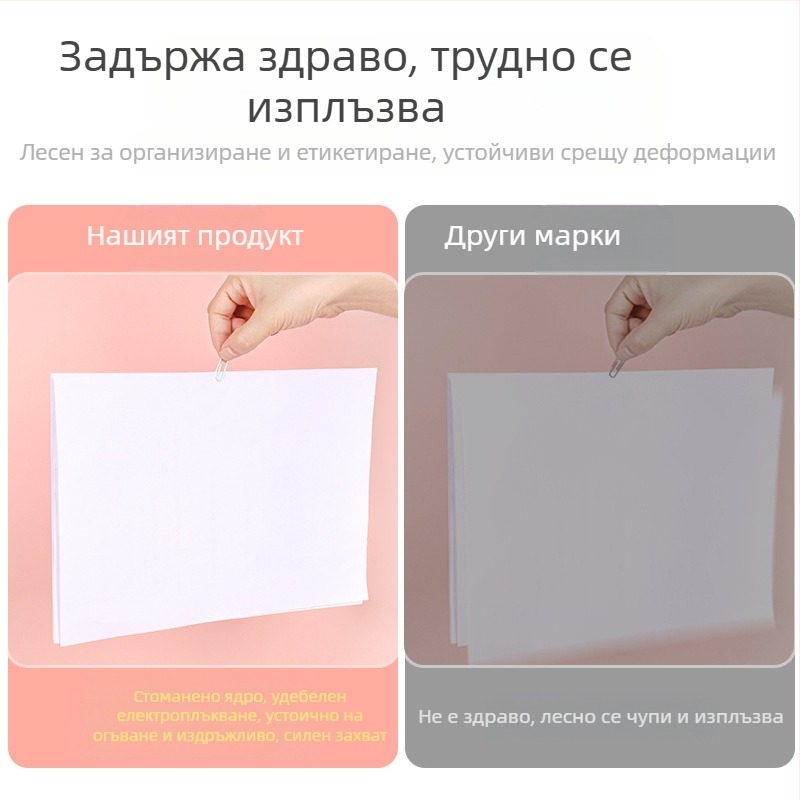 Student Assistant метални кламери за хартия, опаковани в кутия, 100 броя в кутия, 2160 кутии в кашон