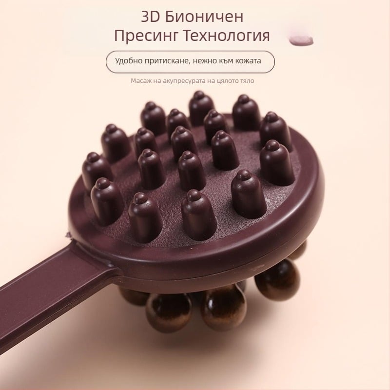 Масажен чук, лек и удобен — механично управление, форма правоъгълно трапецовидна, Lei Ge, за шия, гръб, кръст и крака, 2021 пускане
