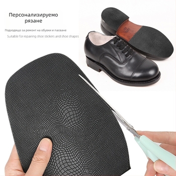 Стикер за подметка със крокодилски модел, гумен материал, подходящ за лято, зима, пролет и есен.