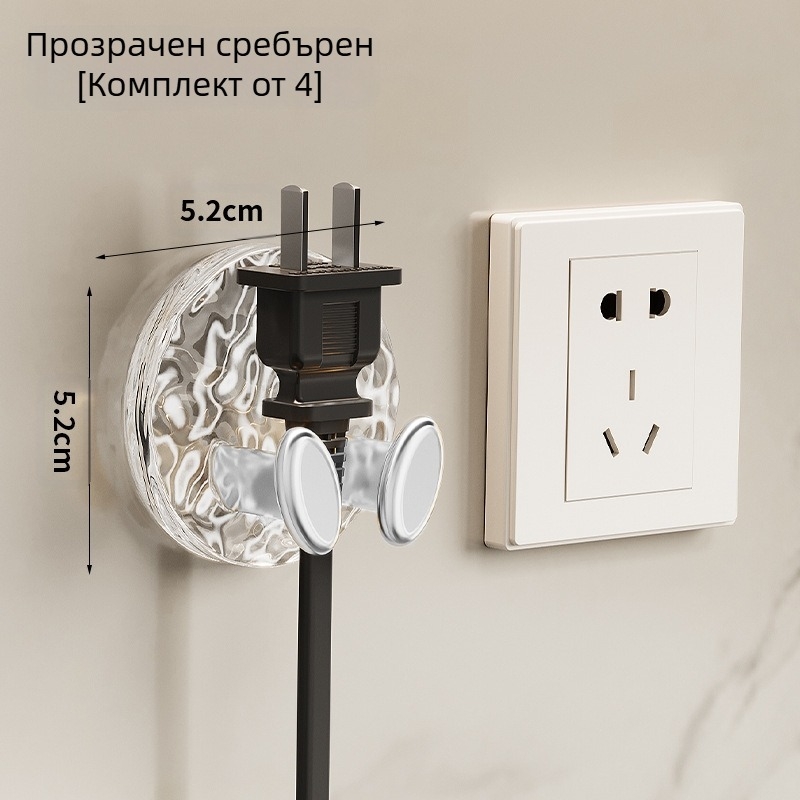 Стенно монтиран кабелен органайзер - Row Hook модел, PET материал, Winder Type Row Hook, Winder Style Other