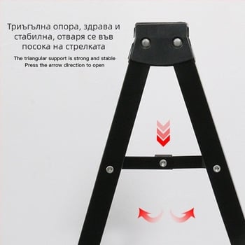 HYS сгъваема китарна стойка тип А, метална, модел A Rack