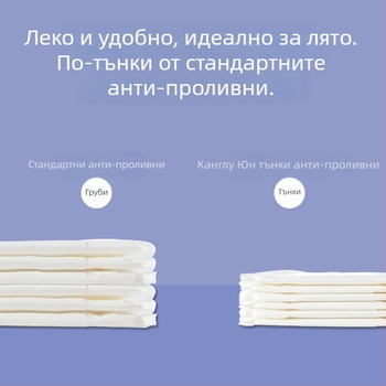 Одноразови подплънки за кърмене, дишащи и против изтичане, през следродилния период; марка Coumwlv/Couverse; плат: памук; стартирали през пролетта на 2023 г.