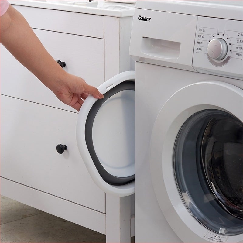 Разгъваема пластмасова мивка за измиване на лице на бебета – преносима за открито и общежитие