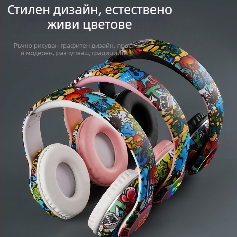 Хедсет за глава Bluetooth 5.0, USB 3.0 интерфейс, батерия 200 mAh, поддръжка HSP/HFP