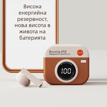 Q86 безжични Bluetooth слушалки - In-Ear, шумопотискане, обхват 10 м, Bluetooth 5.0, цифров дисплей