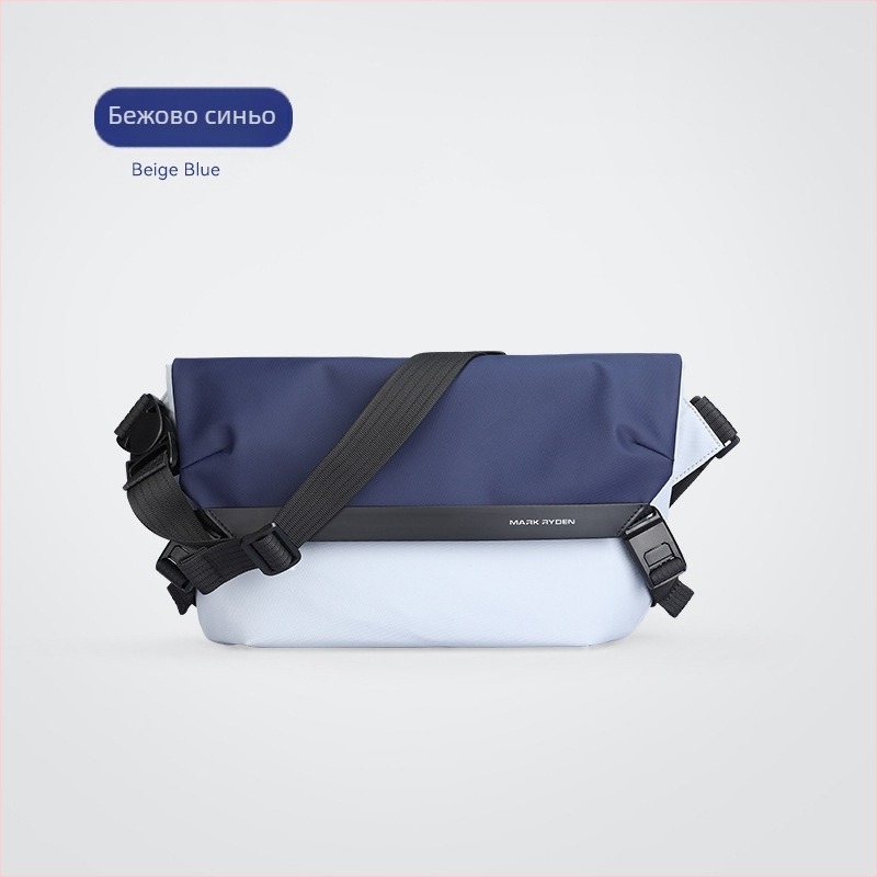 Мъжка презрамкова чанта MARK RYDEN, градска простота, Oxford плат, подплата от полиестер, еднотонен модел, износоустойчива за ежедневна употреба
