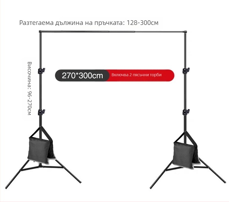 Стойка за фонове за fotografия, алуминиева сплав, 0,95 кг, за продуктова снимка, марка YFwryx