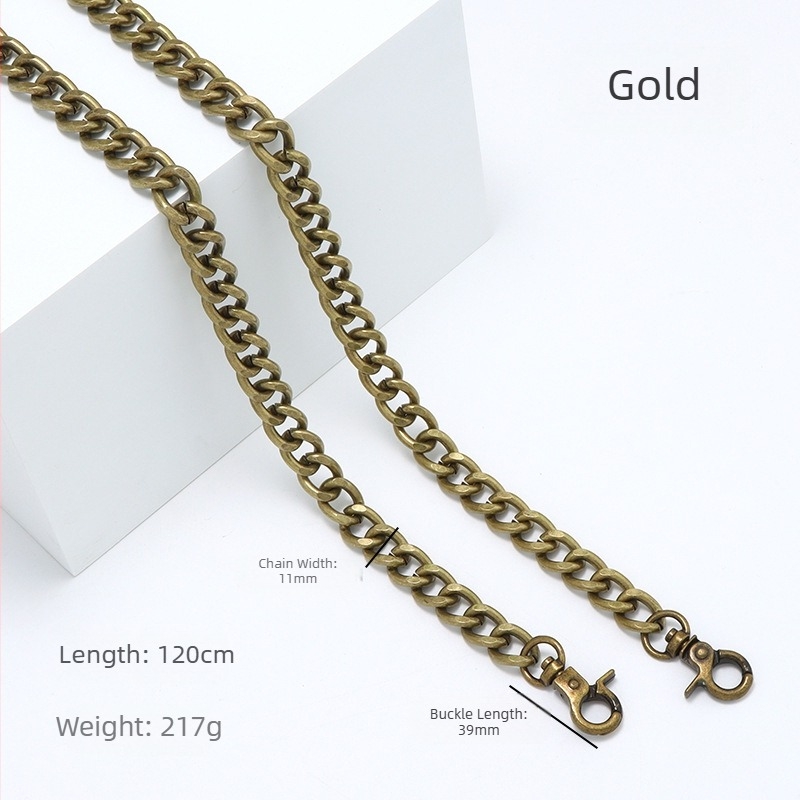 Метална презрамка за рамо с двойна верига – износоустойчива замяна за чанта