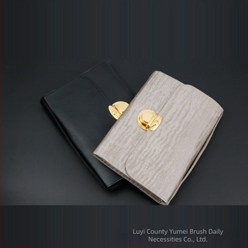 26-частен комплект четки за грим с животински косми, дървени дръжки, дълги стъбла, включва четки за сенки