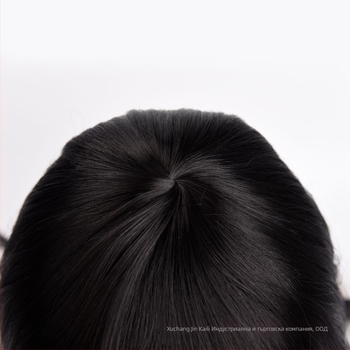 Перука за жени, боб с чело, къса права коса, боБо кичури, модел DM84, термоустойчиви нишки, може да се боядисва