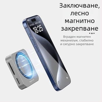 M.2 NVMe SSD корпус и докинг станция с HDMI, USB-C 3.2, алуминиева сплав, поддържа до 2 TB