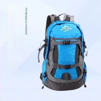Раница за планински туризъм с износоустойчив Oxford плат, голям капацитет, водоотблъскваща, презрамки с въздушна подплата