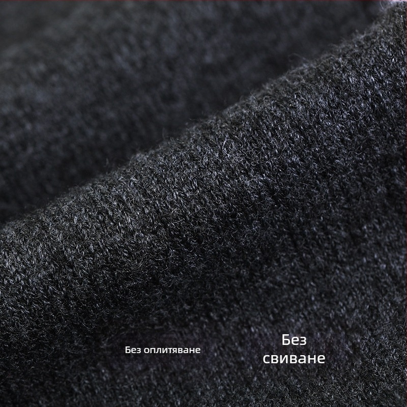 Коленна поддръжка от кашмир - топла, безшевна, против хлъзгане, студоустойчива за есенно-зимния сезон