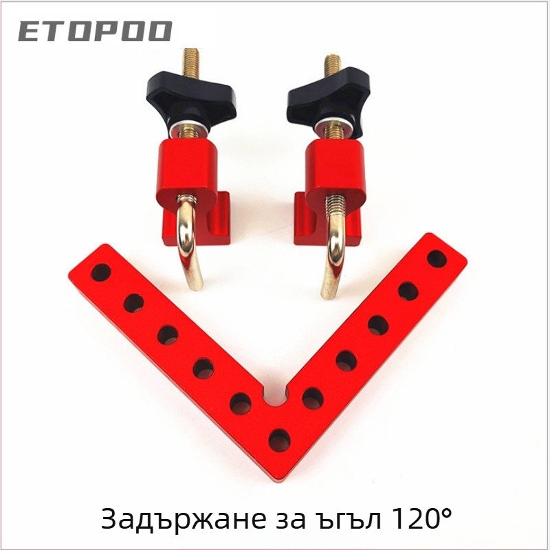 Дърводелски правоъгълен измервател и линейка, алуминиева сплав, диапазон 140 мм, точност 1 мм