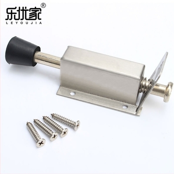 Устройство за фиксиране на врати, неръждаема стомана, модел 2012, наземен монтаж, повърхностна обработка wire-drawing, автоматично управление