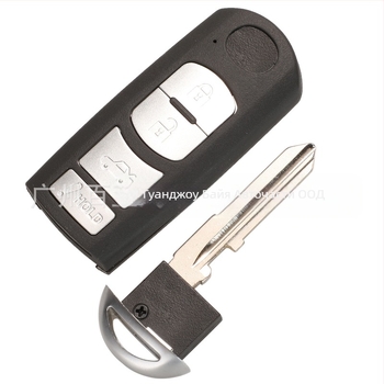 Mazda корпус за ключ за дистанционно със 2/3/4 бутона, медно-пластмасова конструкция, пластмасов корпус, тегло 36 g, съвместим с Mazda