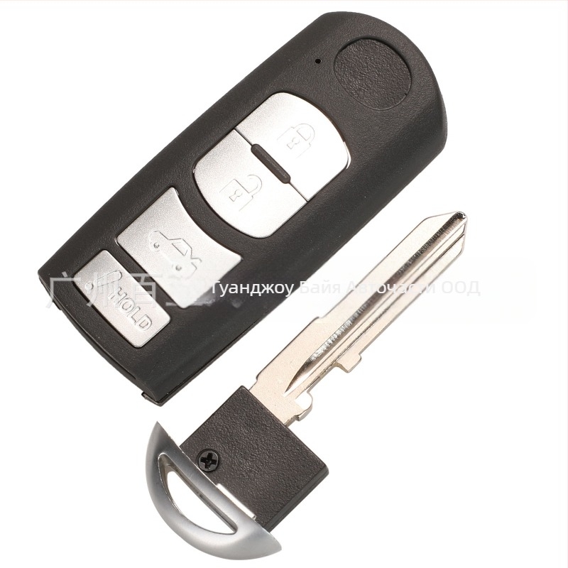 Mazda корпус за ключ за дистанционно със 2/3/4 бутона, медно-пластмасова конструкция, пластмасов корпус, тегло 36 g, съвместим с Mazda