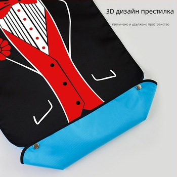 Детски водоустойчив лигавник за хранене, полиестер, многофункционален лигавник за грижа с различни шарки