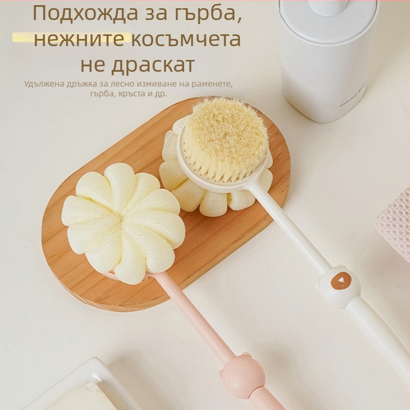 Мултифункционална четка за баня за тяло с мек косъм за масаж на гърба - PP материал - пакет 216