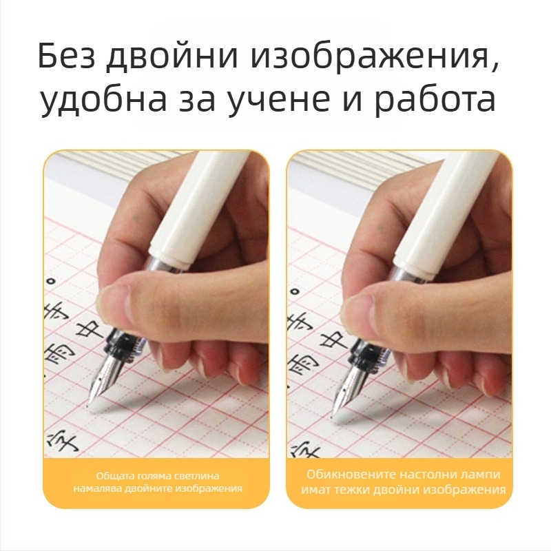 Клип-лампа LED за защита на очите – настолна лампа с USB презареждане, вградена литиева батерия и сензорно управление.