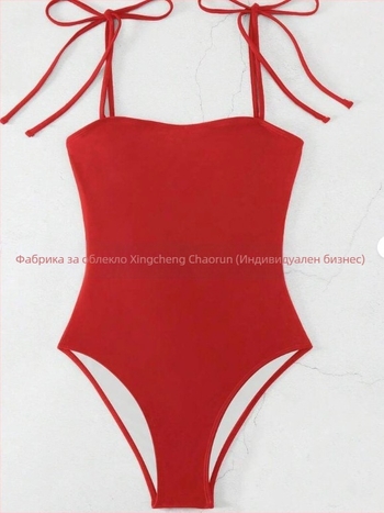 Цял купалник за жени с открит гръб - без презрамки, подплънки за бюст, полиестер 82%, подплата полиестер 18%, тегло 200 g