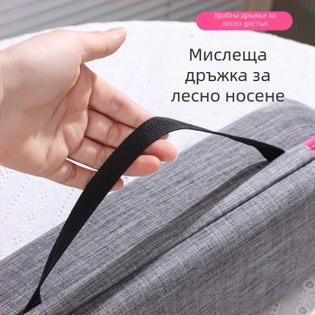 EVA кутия за съхранение за преса за коса и сешоар — щампована и ушита