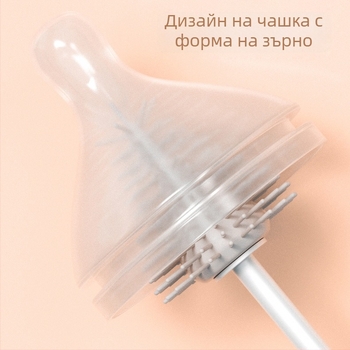 Комплект силиконови четки за бутилки, три в едно; материали силикон и ABS; тегло 89 g; SAIDAH