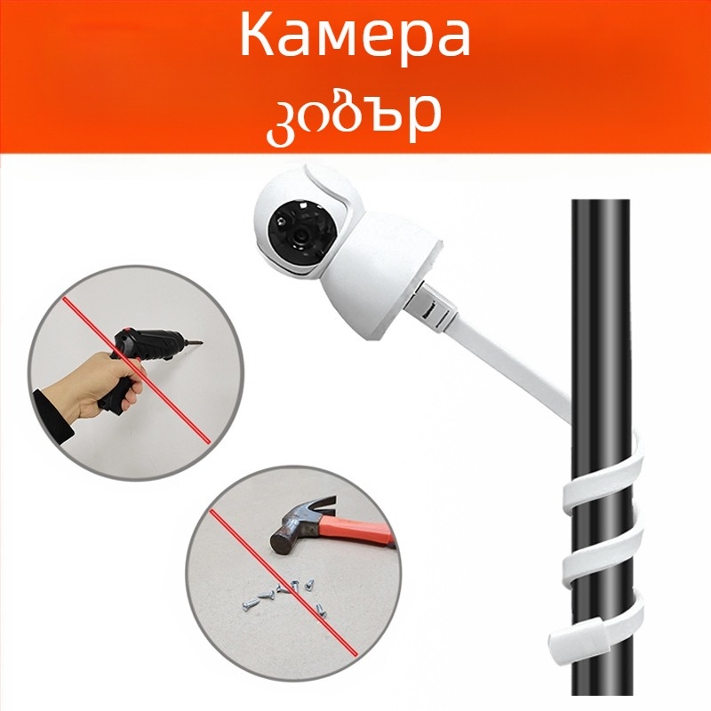 Монтажна скоба за куполна камера, 360° въртене, алуминиев материал, 1/4''-20 винт за монтаж, монтаж без пробиване