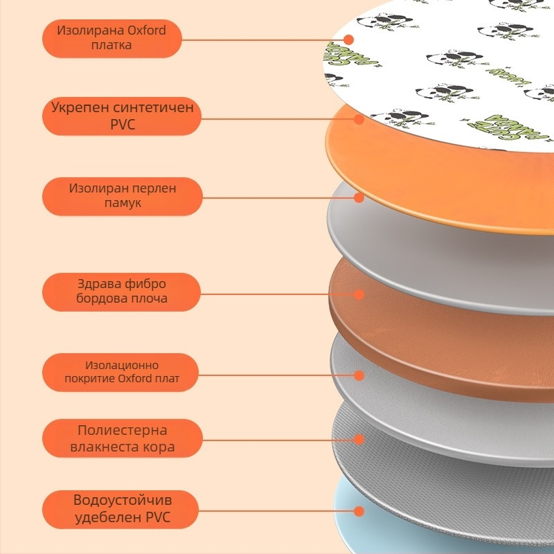 Сгъваема PVC вана за крака с изолация, портативна дълбока вана до коляното