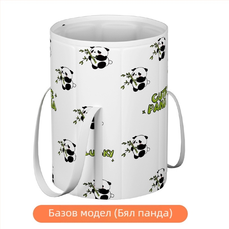 Сгъваема PVC вана за крака с изолация, портативна дълбока вана до коляното