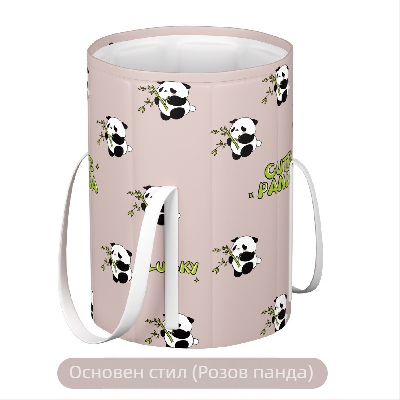 Сгъваема PVC вана за крака с изолация, портативна дълбока вана до коляното