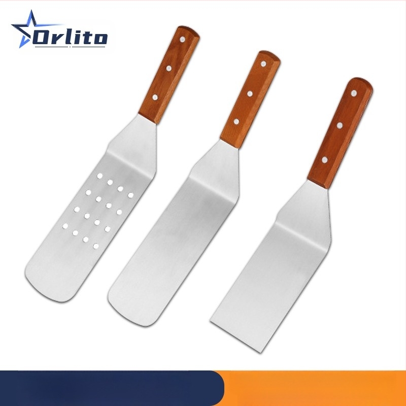Готварска шпатула Ollito от неръждаема стомана - антиплъзгаща, устойчива на високи температури, персонализирана обработка, произход Yangjiang