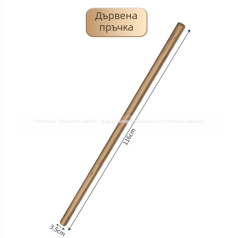 Снежна лопата от неръждаема стомана, дървена дръжка, модел XC