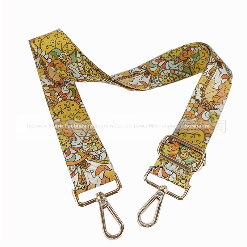Презрамка за рамо на чанта – регулируема заместваща презрамка, Moden, полиестер, модел с национален мотив