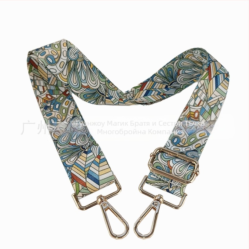 Презрамка за рамо на чанта – регулируема заместваща презрамка, Moden, полиестер, модел с национален мотив