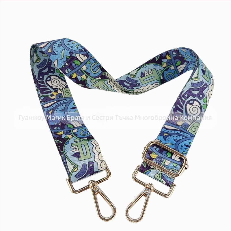 Презрамка за рамо на чанта – регулируема заместваща презрамка, Moden, полиестер, модел с национален мотив
