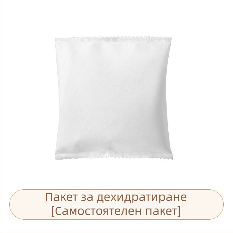Окачващ се десикант за гардероб с калциев хлорид — влагопоглъщател за стаи и гардероби, кутия 100 бр., тегло 209 g