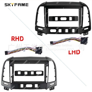 Рамка за Android голям екран за Hyundai Santa Fe 2006-2012, SKYFAME, пластмасова конструкция, 12V