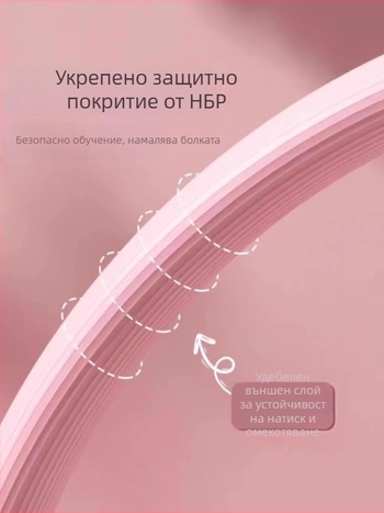 Пилатес пръстен – TPE материал – марка Flame – упражнения за крака със съпротивление – тренировка на гръб