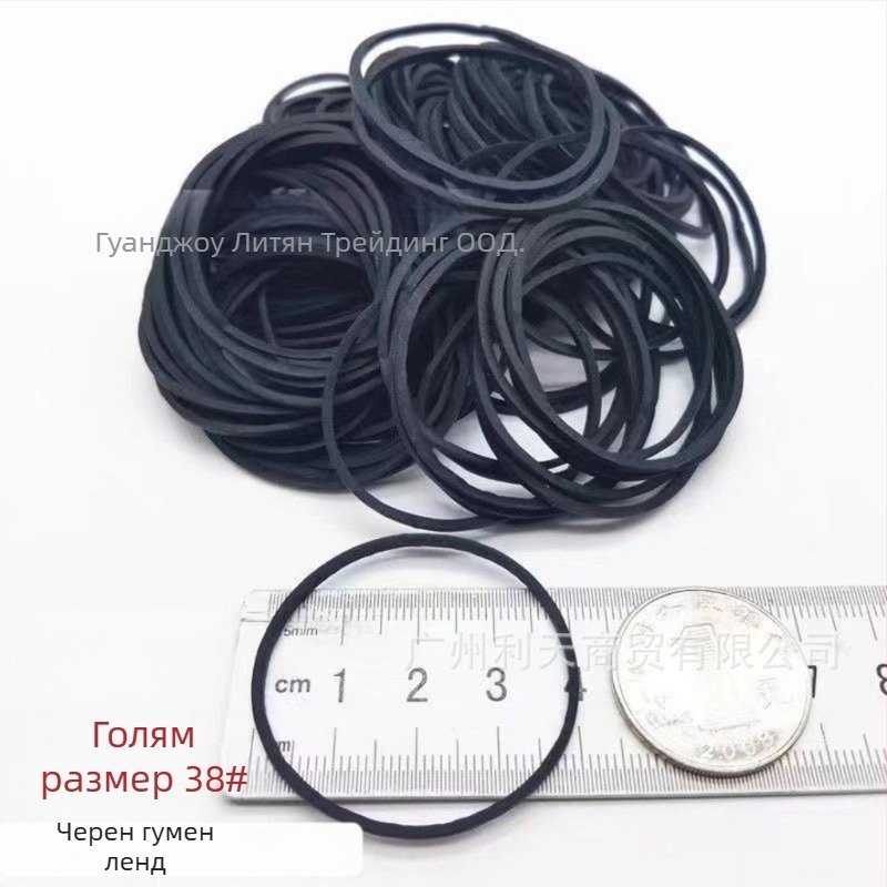 Гумена лента за коса с удебелен дизайн, термоустойчива, за професионални гримьори