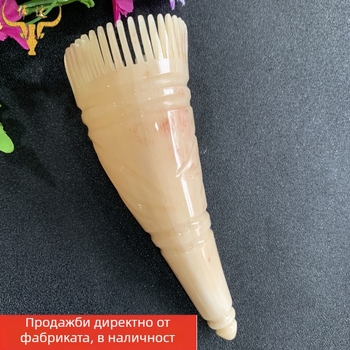 Масажен гребен за коса от рог с остри върхове, марка Weida, подходящ за здравословен масаж на скалпа