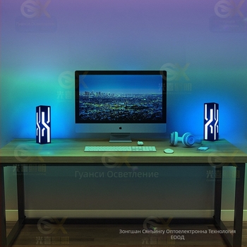 RGB атмосфера лампа за спалня и бюро, киберпънк стил, USB захранване, APP управление