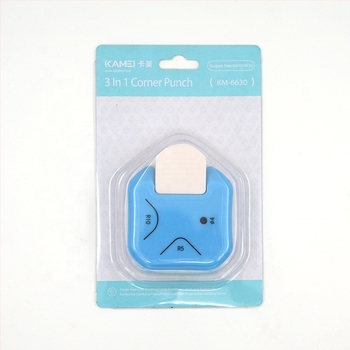 Kami KM-6630 3-в-1 инструмент за заобляне на ъглите на хартия и карти, ръчна употреба, дебелина на пробиване 0,1 мм, нетно тегло 100 g