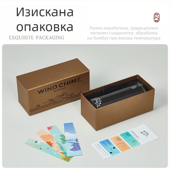 Ветрови звънчета: 9 тона, акорд четири сезона, лечебни звуци, ретро японски дизайн, за външен двор, подвесна украса, подарък
