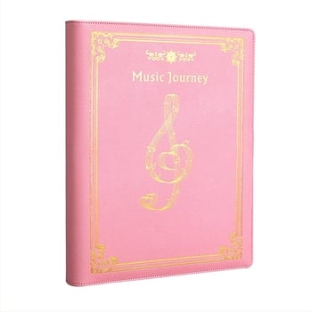 Хенгсин кожен клип за нотни листове, модел Music Score-01, еднолентов щипков механизъм, A4 съвместим